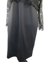 Joe Browns Damen Kleid Schwarz Abendkleid große Größen Spitzenkleid Langarm  – Bild 3