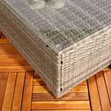XXL Rattanmöbel Gartenset Polyrattan Lounge Gartenmöbel Sitzgruppe Schwarz Braun – Bild 16