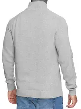 Indicode Herren Strickpullover INIsalu-Pullover Feinstrick Pulli Stehkragen – Bild 4