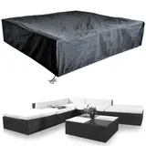 Schutzhülle Abdeckplane Gartenmöbel Schutzplane Garnitur Couch Sofa Plane Hülle – Bild 4