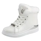 Damen Stiefeletten Winter Sneaker High Warm Gefütterte Freizeit Schuhe Boots – Bild 1