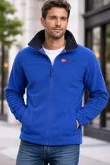 Geographical Norway Herren Herbst Winter  Übergangs warme Fleece Jacke Polar – Bild 1
