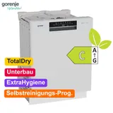 Gorenje Unterbau Geschirrspüler 60cm 14 Gedecke TotalDry SpeedWash Weiß Einbau – Bild 1