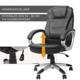 Schreibtischstuhl Bürostuhl Computerstuhl Chefsessel 120 KG Drehstuhl Office – Bild 2