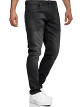 Tazzio Jeans Regular Straight Fit Herren Jeanshose Stretch Denim Hose Designer – Bild 1