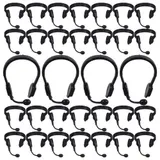 50 Pcs Miniatur-Headset Mit Mikrofon Spielzeug Puppenhauszubehör -Mikrofon – Bild 2