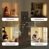 LED Stehlampe Wohnzimmer mit einstellbarer Farbtemperatur Refurbished – Bild 7