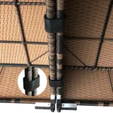 XXL Rattanmöbel Gartenset Polyrattan Lounge Gartenmöbel Sitzgruppe Schwarz Braun – Bild 11
