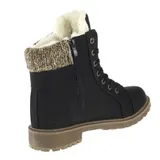 Damen Stiefeletten Boots Stiefel Booty Gefütterte Winterschuhe Schuhe Warmfutter – Bild 6