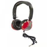 Studio DJ Monitor Kopfhörer JTS HP-525 rot Profi mit Tasche und Adapter – Bild 2