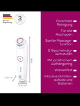 BEURER FC 45 elektrische Gesichtsreinigungsbürste 2 Stufen wasserfest IPX-7 – Bild 6