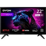 Dyon LED-TV 22 Zoll Smart TV Full HD Fernseher 180cd/m² schwarz - Wie Neu – Bild 1