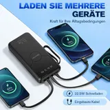 Powerbank 1000000mAh 22W USB-C Externer Batterie 4USB Ladegerät für Alle Handys – Bild 10