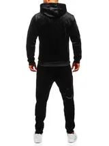 Trainingsanzug Jogginganzug Laufhose Sweatshirt Basic Men Herren BOLF Unifarben – Bild 3