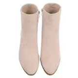 Damen Stiefeletten mit Reißverschluss Ital-Design 8770 in Beige – Bild 4