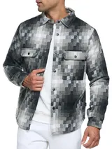 Indicode Herren Übergangsjacke Spin-Langarmhemd Hemd Langarm Gefüttert Männer – Bild 2