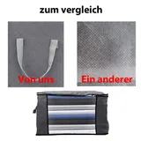 6x 90L Aufbewahrungstasche Aufbewahrungsbox mit Deckel, Groß Kleideraufbewahrung – Bild 10