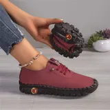 Damensneaker Sportschuhe Sneaker Freizeit Lederschuhe Turnschuhe Bequeme Schuhe – Bild 4