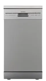 Geschirrspüler Spülmaschine freistehend oder unterbaufähig 45 cm Silber Respekta – Bild 2