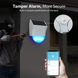 Solarbetriebener WLAN-Außenalarm Mit Bluetooth 5.0 IPX5 Wasserdicht Echtz P1G1 – Bild 7