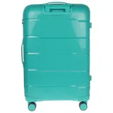 XL Koffer Reisekoffer Travel Hartschalenkoffer Reisen Grün 48x75x28 cm 100 L – Bild 5