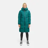 Navahoo Damen Winter Steppmantel Winterjacke gesteppt warm gefüttert Kapuze N094 – Bild 1
