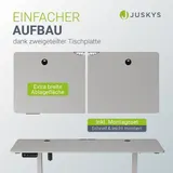 Schreibtisch höhenverstellbar elektrisch Arbeitsplatz mit - Sehr Gut – Bild 3