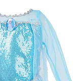 Karneval Kinder Eiskönigin Prinzessin Elsa Cosplay Kleid Party Mädchen Kostüme – Bild 12