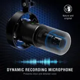 USB Microphone XLR Dynamisches Mikrofon PC für Streaming Podcast Studio Gaming – Bild 4