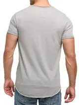 Indicode Herren T-Shirt Willbur-Herrenshirt Sommershirt Rundhalsausschnitt Shirt – Bild 4