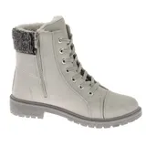 Damen Boots Stiefeletten Stiefel Winterschuhe Gefütterte Schuhe Schnür-Booty – Bild 2