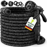 TRESKO® Flexibler Gartenschlauch flexibel Wasserschlauch dehnbarer Flexischlauch – Bild 9