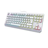 uRage Gaming PC Tastatur Keyboard Exodus 220 TKL RGB Slim USB-A QWERTZ Weiß – Bild 2