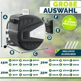tillvex® Schlauchaufroller Wasser Schlauchtrommel Garten Wasserschlauchaufroller – Bild 3