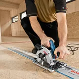 Bosch Professional Handkreissäge GKS 55+ G, inkl. 1x Kreissägeblatt, B-Ware – Bild 4