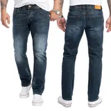 Herren Jeans Hose Blau Rock Creek Jeanshose Regular Fit Stonewashed RC-2279 NEU – Bild 1