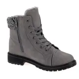Damen Stiefeletten Boots Stiefel Booty Gefütterte Winterschuhe Schuhe Warmfutter – Bild 2