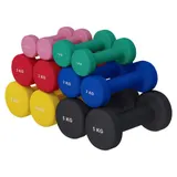 GORILLA SPORTS® Kurzhanteln 2er Set Hanteln Gymnastikhanteln Gewichte Neopren – Bild 8