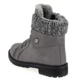 Damen Stiefeletten Boots Stiefel Booty Gefütterte Winterschuhe Schuhe Warmfutter – Bild 3