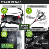 BRAST Rasenmäher Benzin Trike 5,2kW (7PS) mit Antrieb 53cm Schnittbreite 224ccm – Bild 6