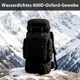 80L großer Wanderrucksack Reiserucksack Trekking Rucksack wasserabweisend – Bild 7