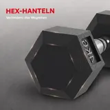 Hexagon Kurzhanteln Gusseisen Hanteln Griff gerändelt  Gewichte 2 x 4 KG – Bild 6