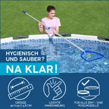 Pool Kescher Poolpflege AquaScoop Kescheraufsatz Ø 30mm Anschluss 40x53x4,8 cm – Bild 3