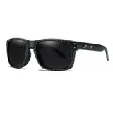 Jec-B Herren Sonnenbrille Polarisiert Sport Carbon UV400 Verspiegelt Matt JC8 – Bild 10