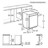 AEG Unterbau Geschirrspüler 60cm Edelstahl Spülmaschine SatelliteClean AirDry – Bild 8