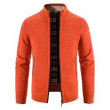 Herren Strickjacke Cardigan Pullover Sweatshirt Reißverschluss Winter Warm Jacke – Bild 11
