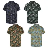 riverso Kurzarmhemd Herren RIVMick Regular Fit Hemd Sommerhemd Hawaiihemd Shirt – Bild 5