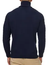 Indicode Herren Strickpullover INHector-Pullover Pulli Stehkragen Reißverschluss – Bild 5