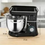 Küchenmaschine Knetmaschine mit 7L Edelstahlschüssel,  Kippkopf – Bild 4