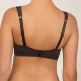 Rosme Balconette BH schwarz anthrazit Halbschale gepolstert mit Bügel Dirndl BH – Bild 3